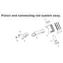Steele SP-GG350 piston/rod diagram