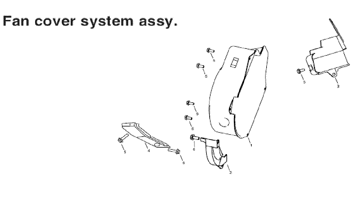 Steele SP-GG350 fan cover diagram