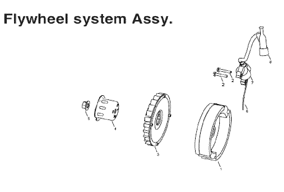 Steele SP-GG350 flywheel diagram