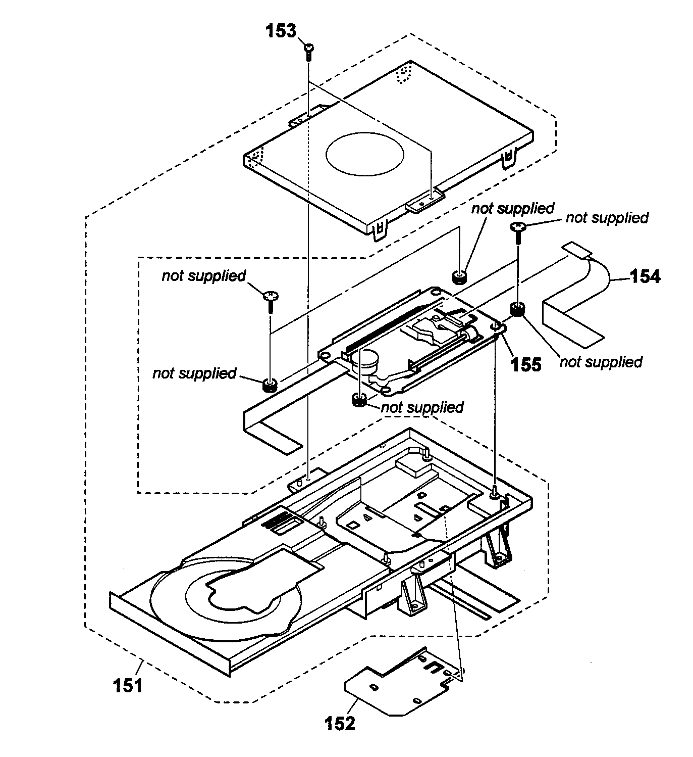 Sony BDP-S560 dvd section diagram
