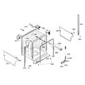 Bosch SHE33M06UC/46 cabinet diagram