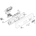 Bosch SHE42L12UC/43 front panel diagram