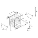Bosch SHE42L12UC/50 cabinet diagram