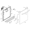 Bosch S46KMK15UC/05 door assy diagram