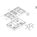 Bosch NGM3054UC/01 control assy diagram