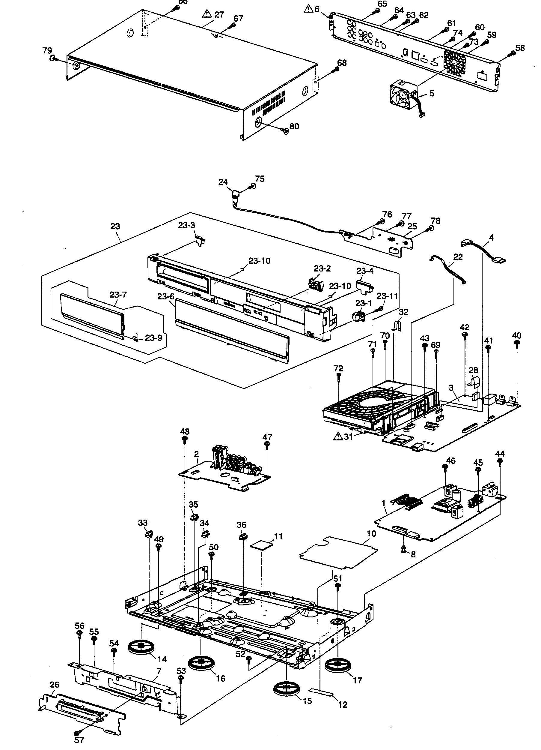 Panasonic DMP-BDT300PP cabinet parts diagram