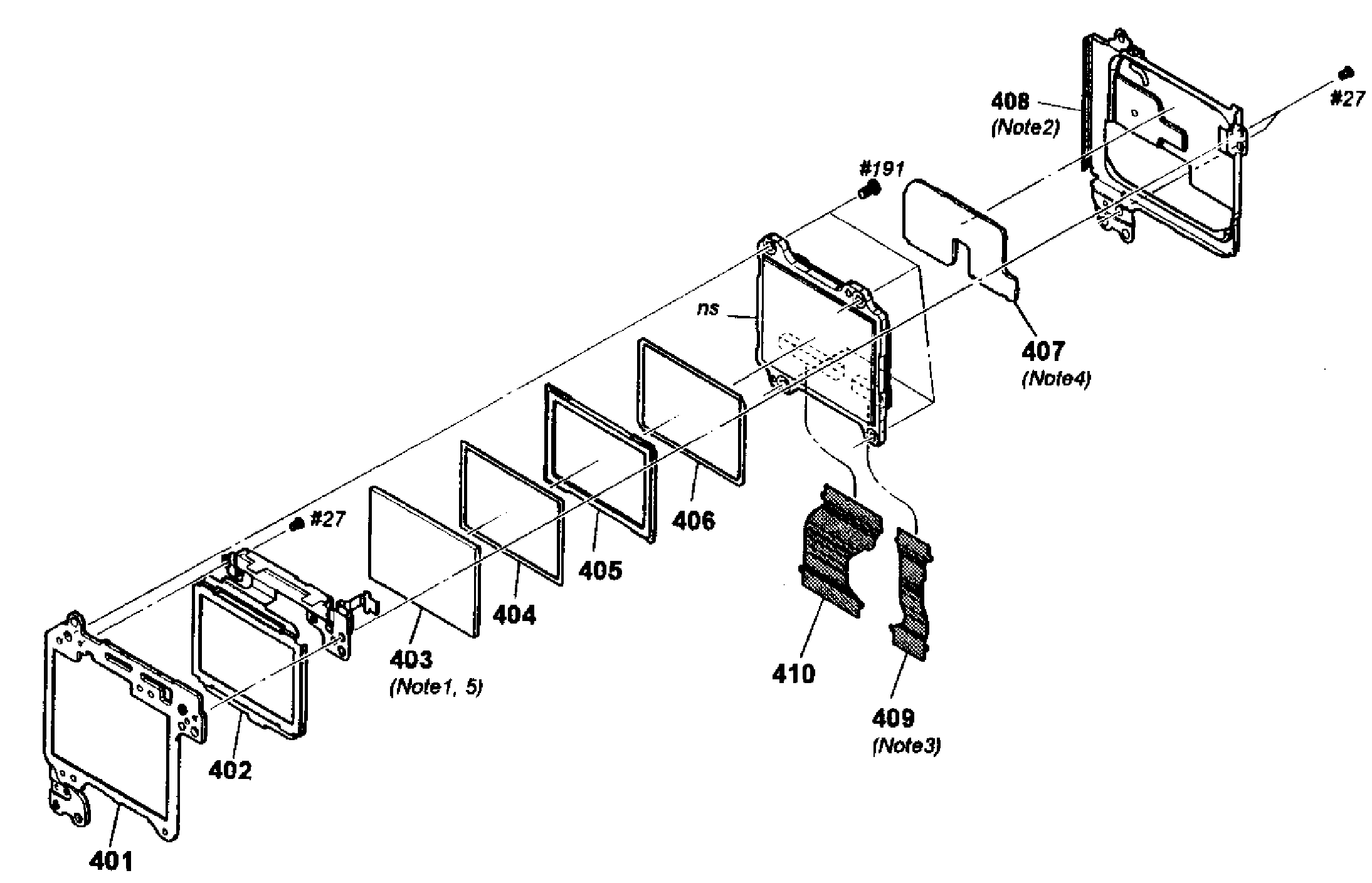 Sony NEX-3K imager unit diagram