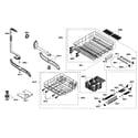 Bosch SHE46C05UC/47 rack assy diagram