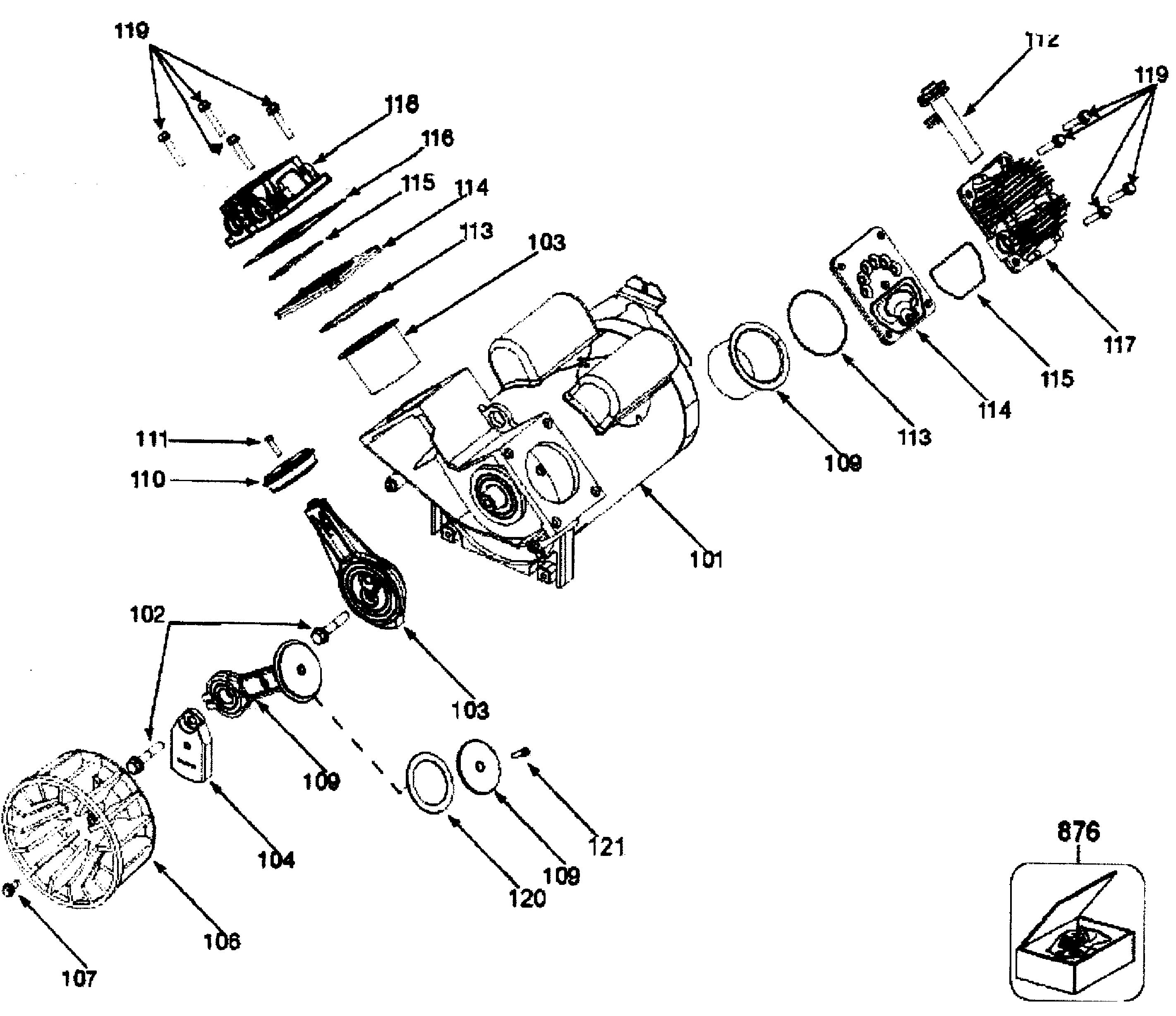 Craftsman 919167784 pump assy diagram