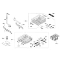 Bosch SHE45M05UC/52 rack assy diagram