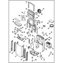 Kenmore Elite 25190701010 cabinet parts diagram