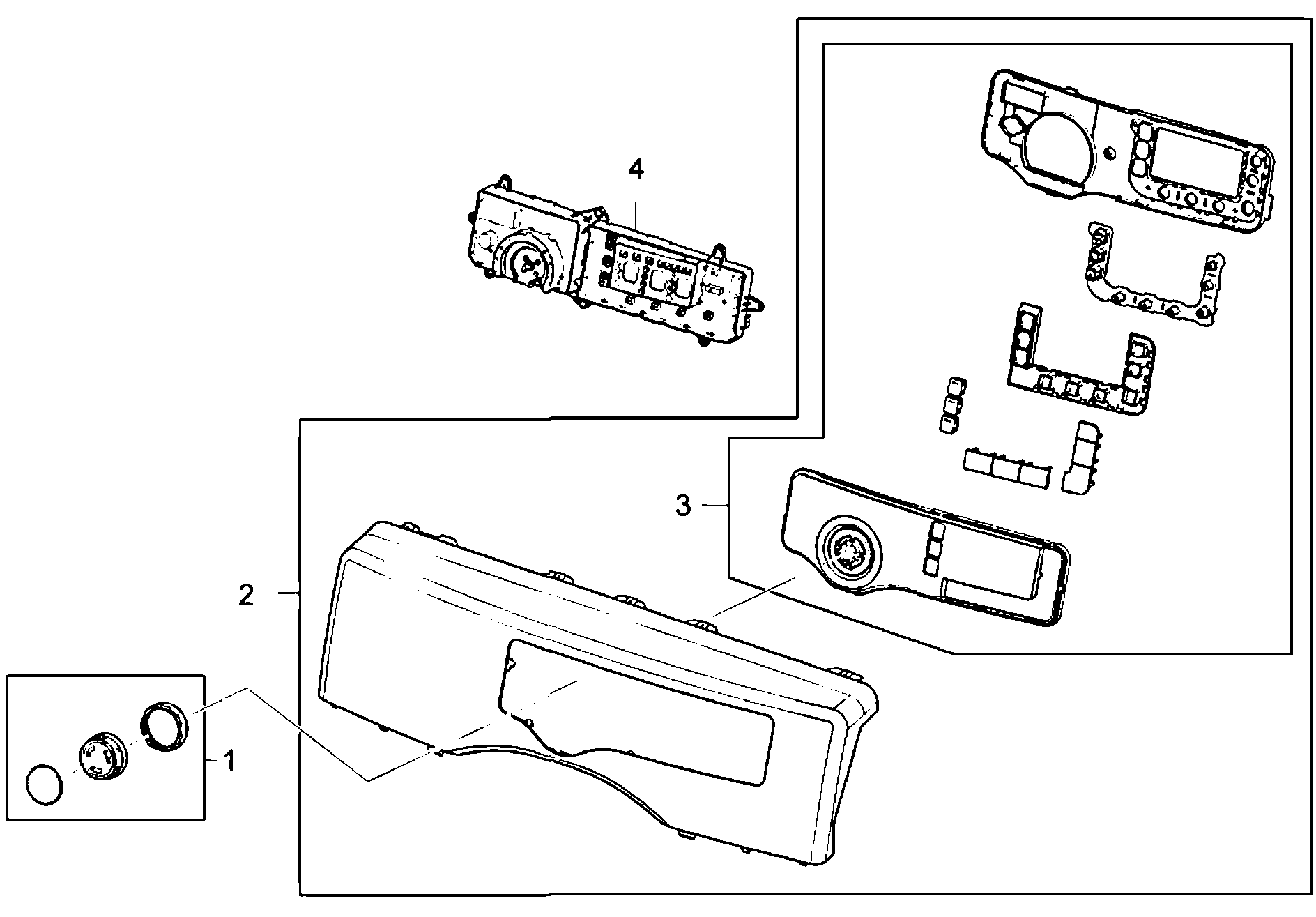 Samsung DV220AGW/XAA control panel diagram