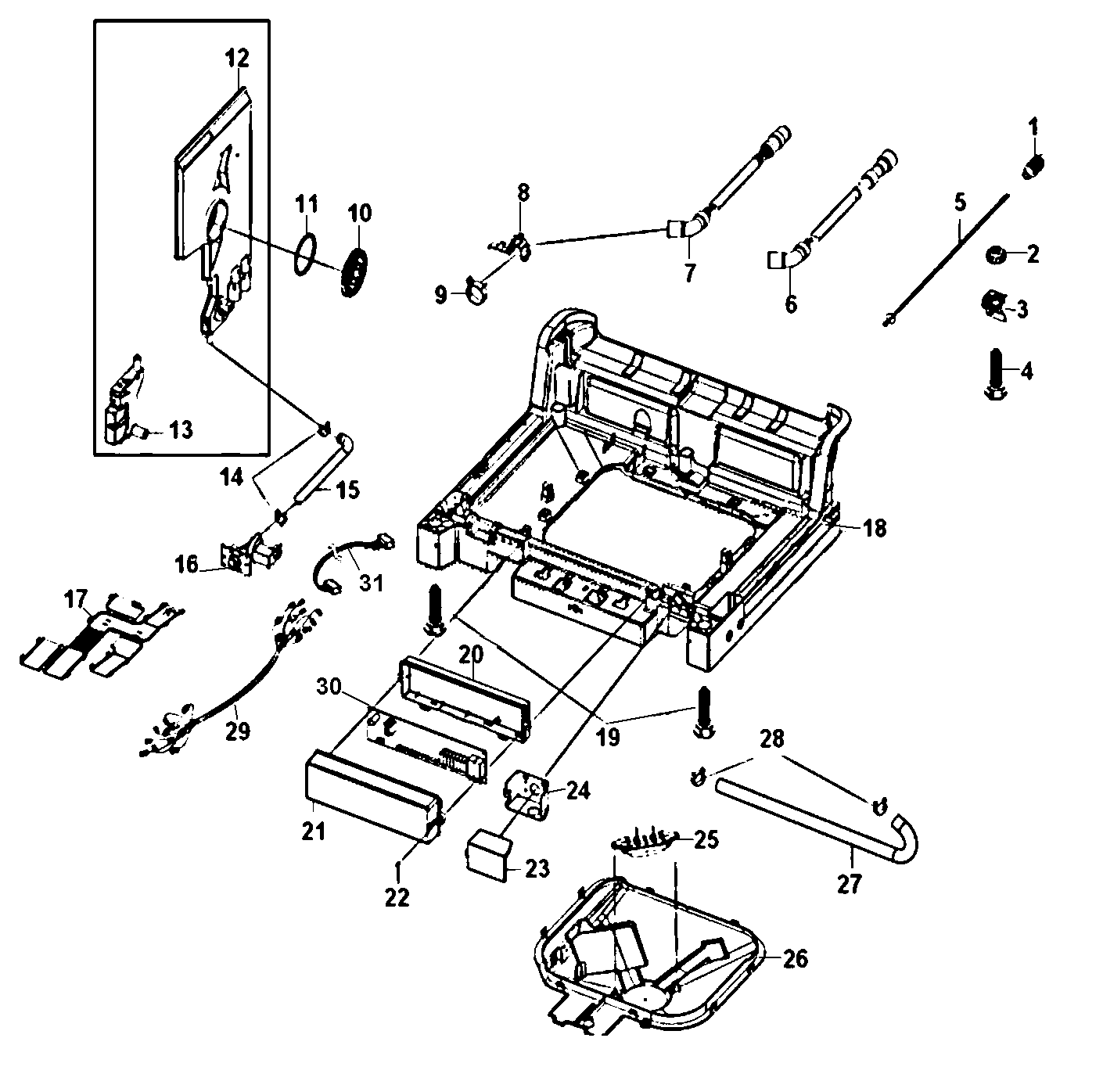 Samsung DMT400RHS/XAA base assy diagram