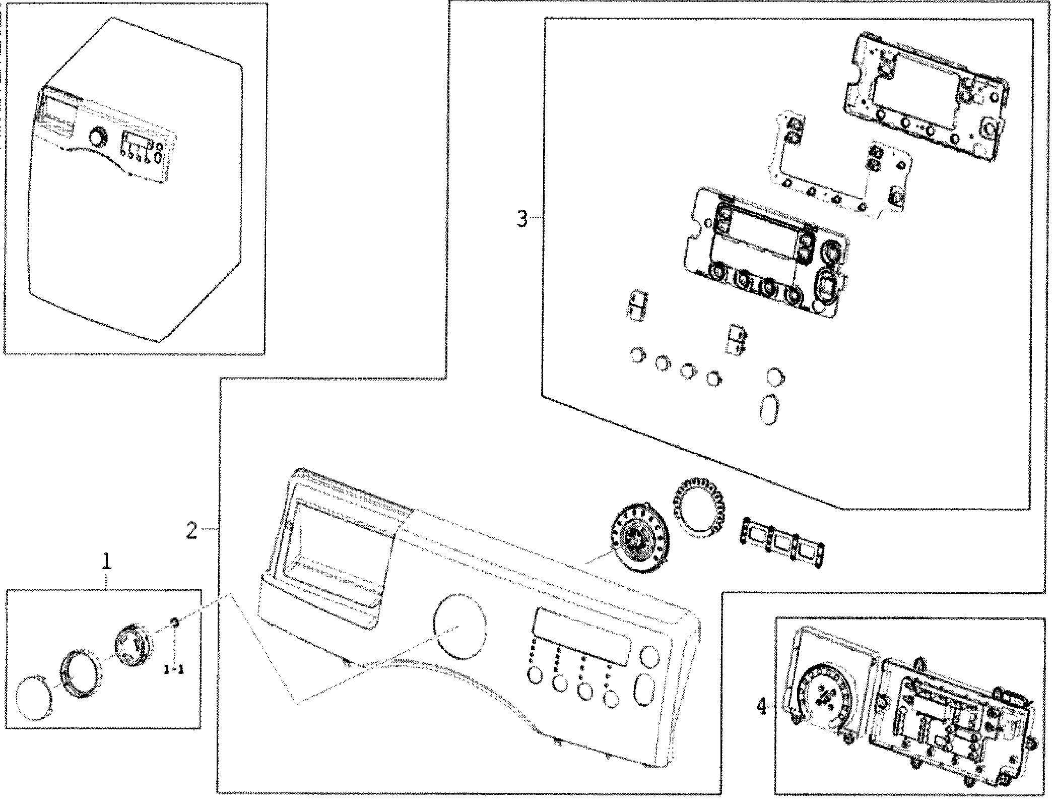 Samsung WF350ANW/XAA-00 panel diagram