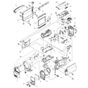 Panasonic SDR-H85PS cabinet assy diagram