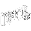 Haier HVTS18DTBB cabinet parts diagram