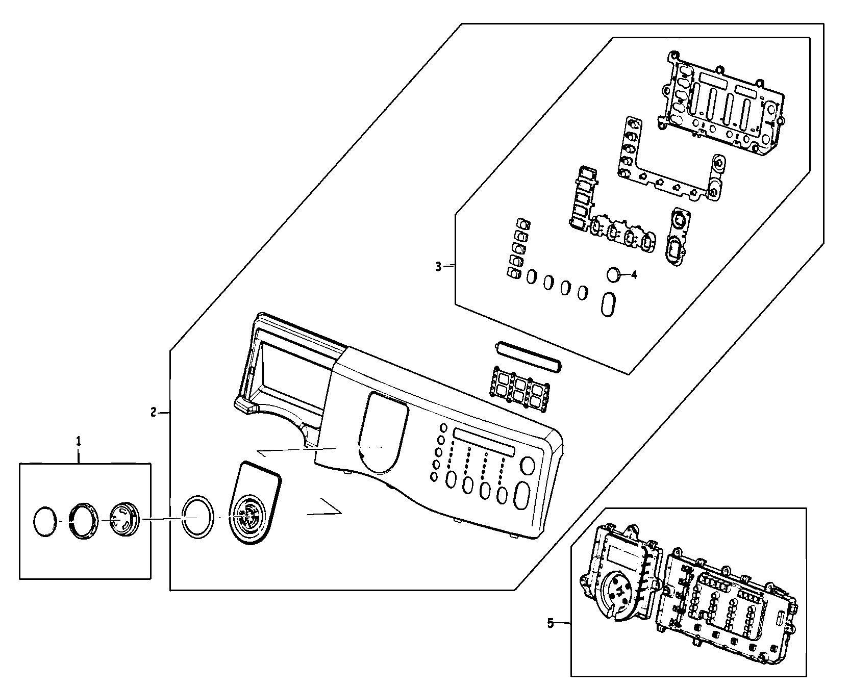 Samsung WF410ANR/XAA-00 control panel diagram