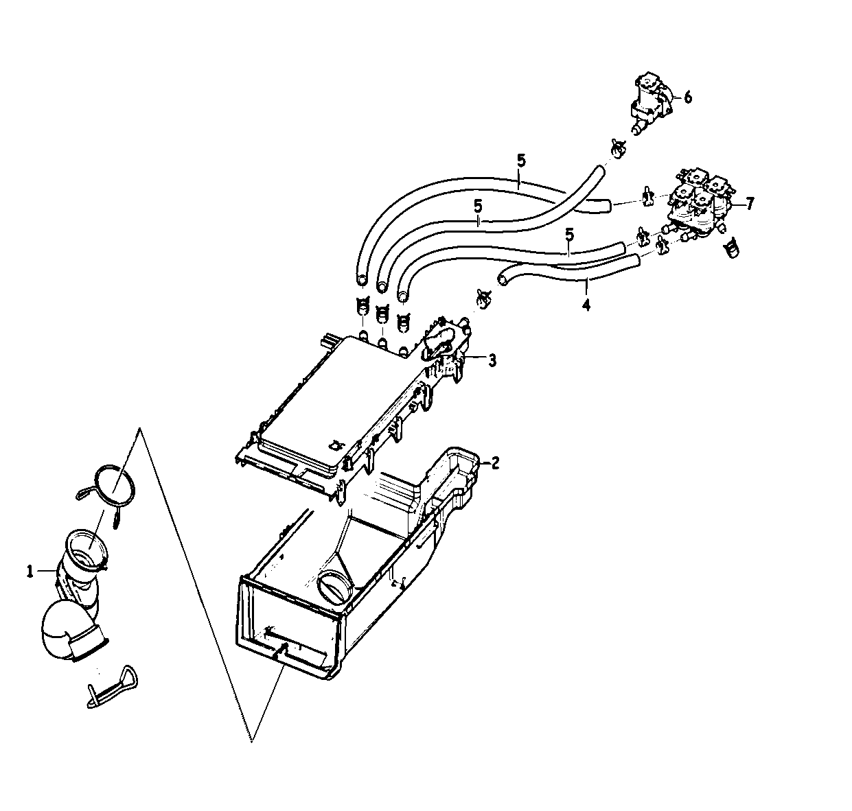Samsung WF410ANR/XAA-00 drawer assy 2 diagram