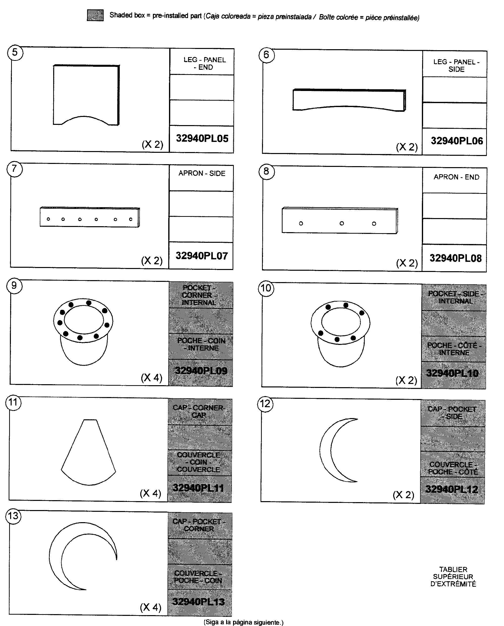 Sportcraft 1-1-32-940 parts 2 diagram