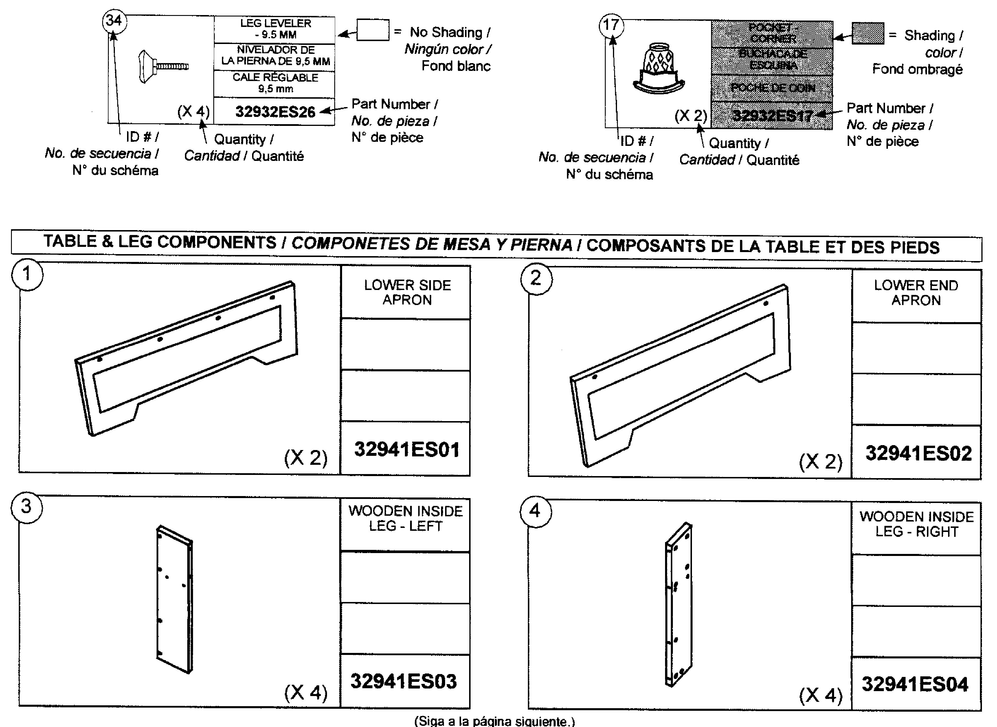 Sportcraft 1-1-32-941 parts 1 diagram