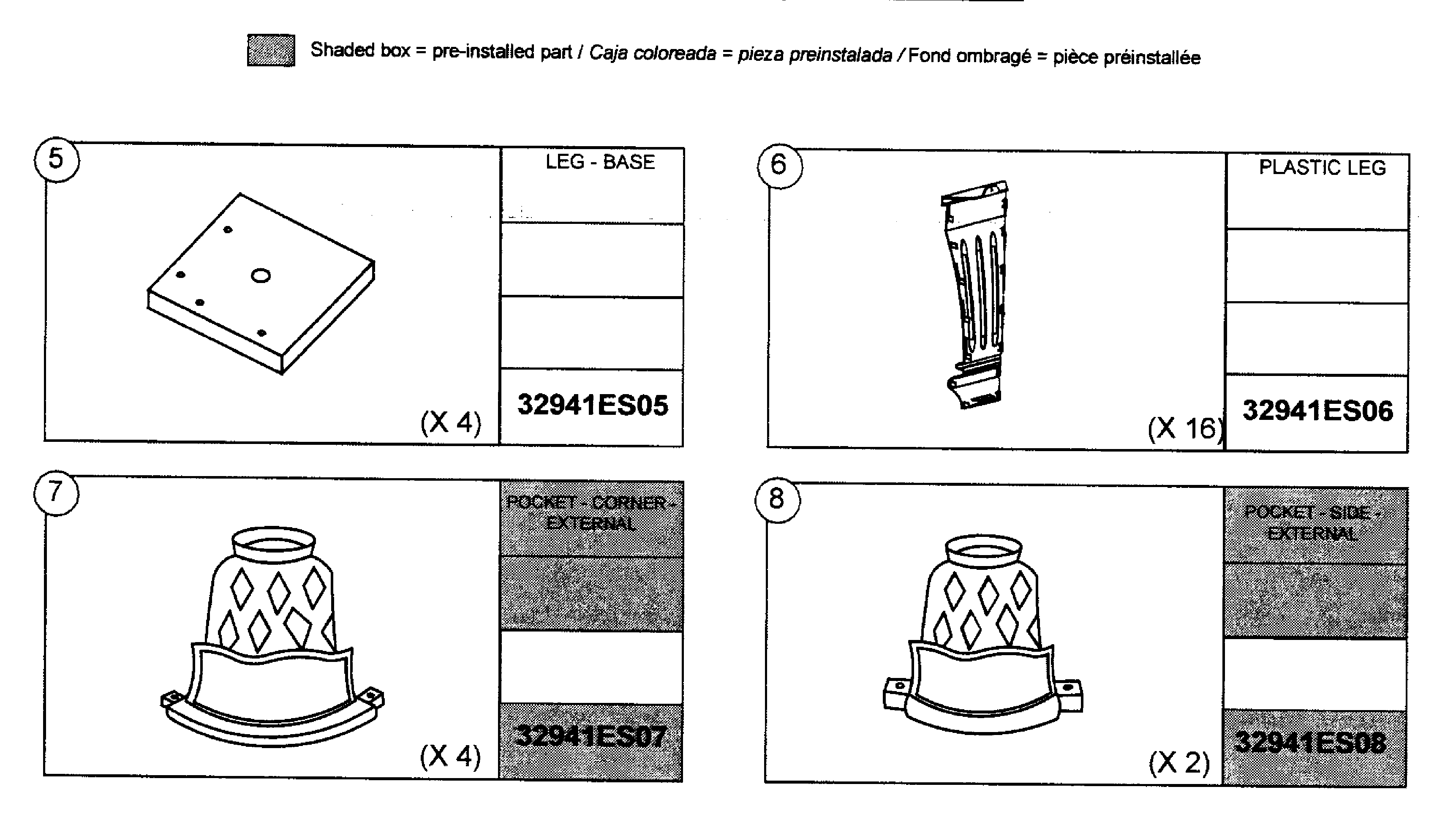 Sportcraft 1-1-32-941 parts 2 diagram