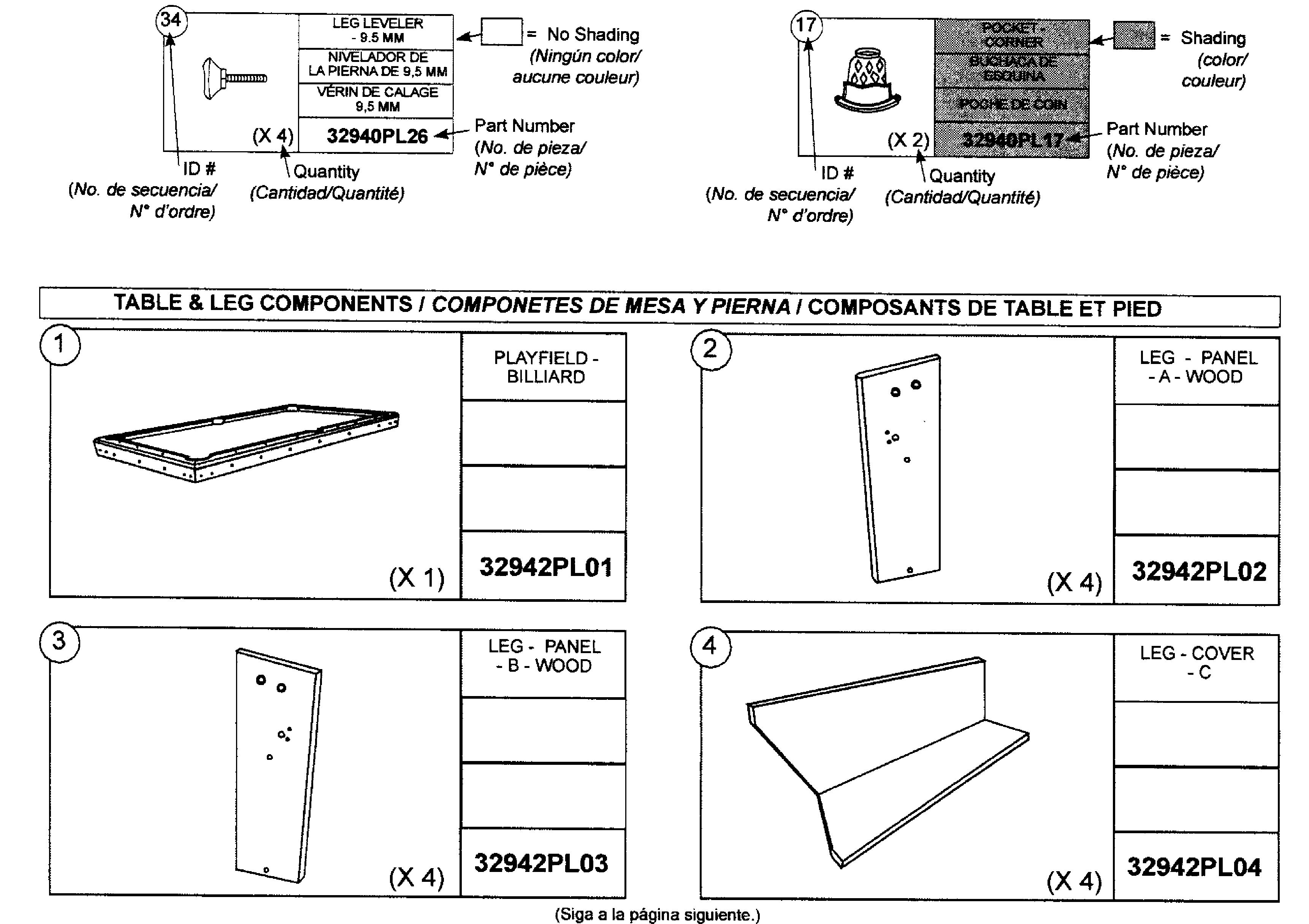 Sportcraft 1-1-32-942 parts 1 diagram