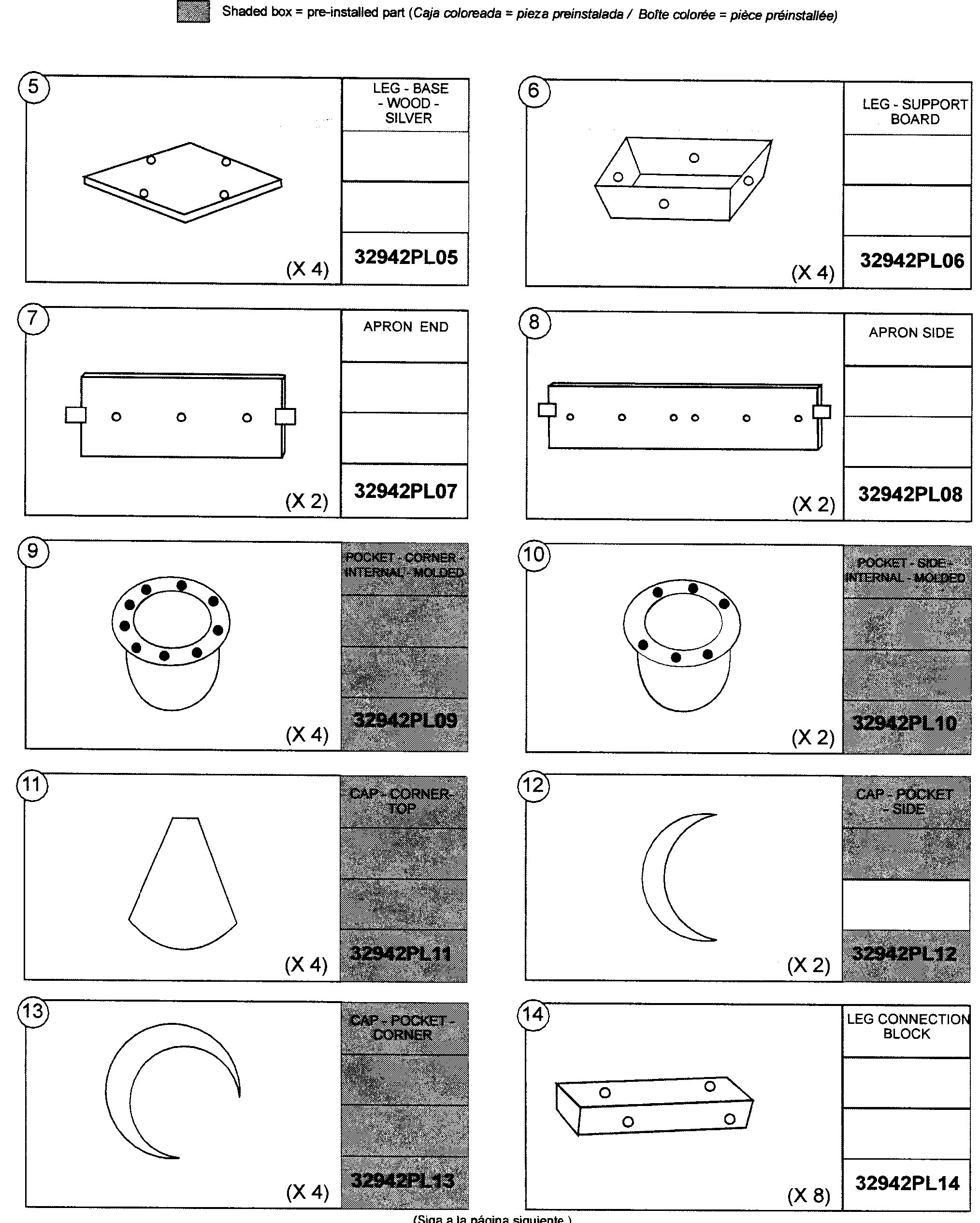 Sportcraft 1-1-32-942 parts 2 diagram