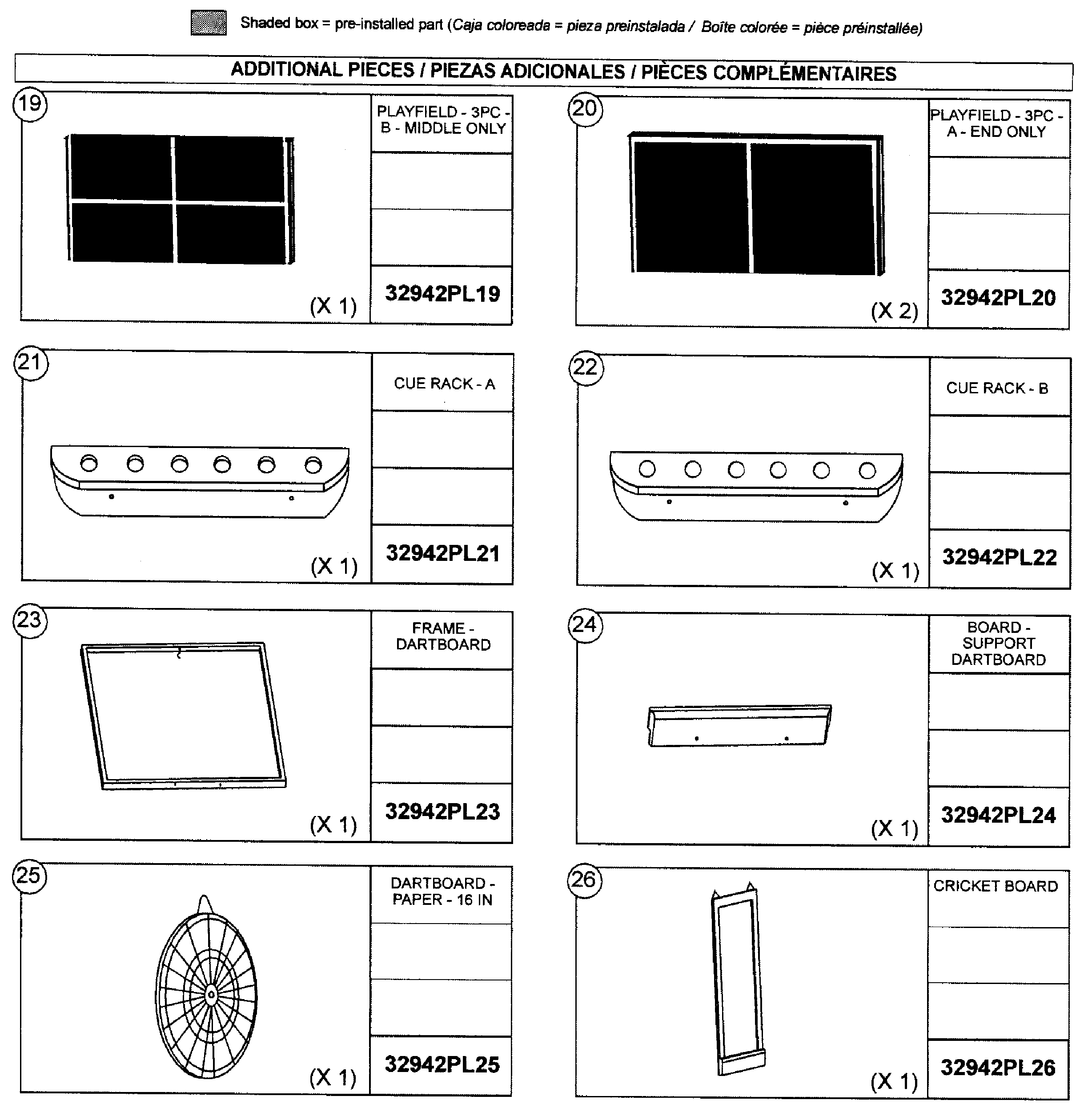 Sportcraft 1-1-32-942 parts 3 diagram