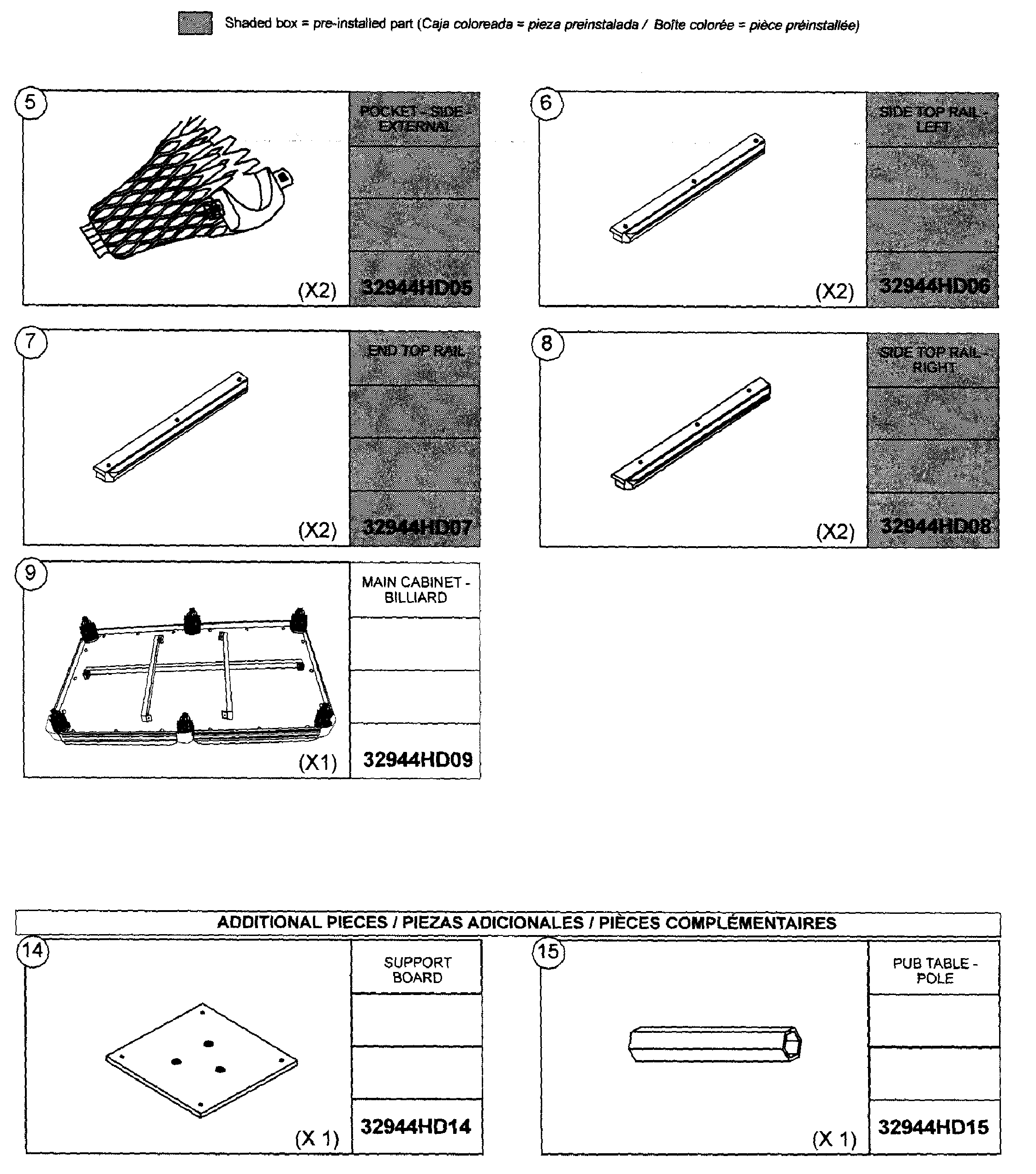 Sportcraft 1-1-32-944 parts 2 diagram