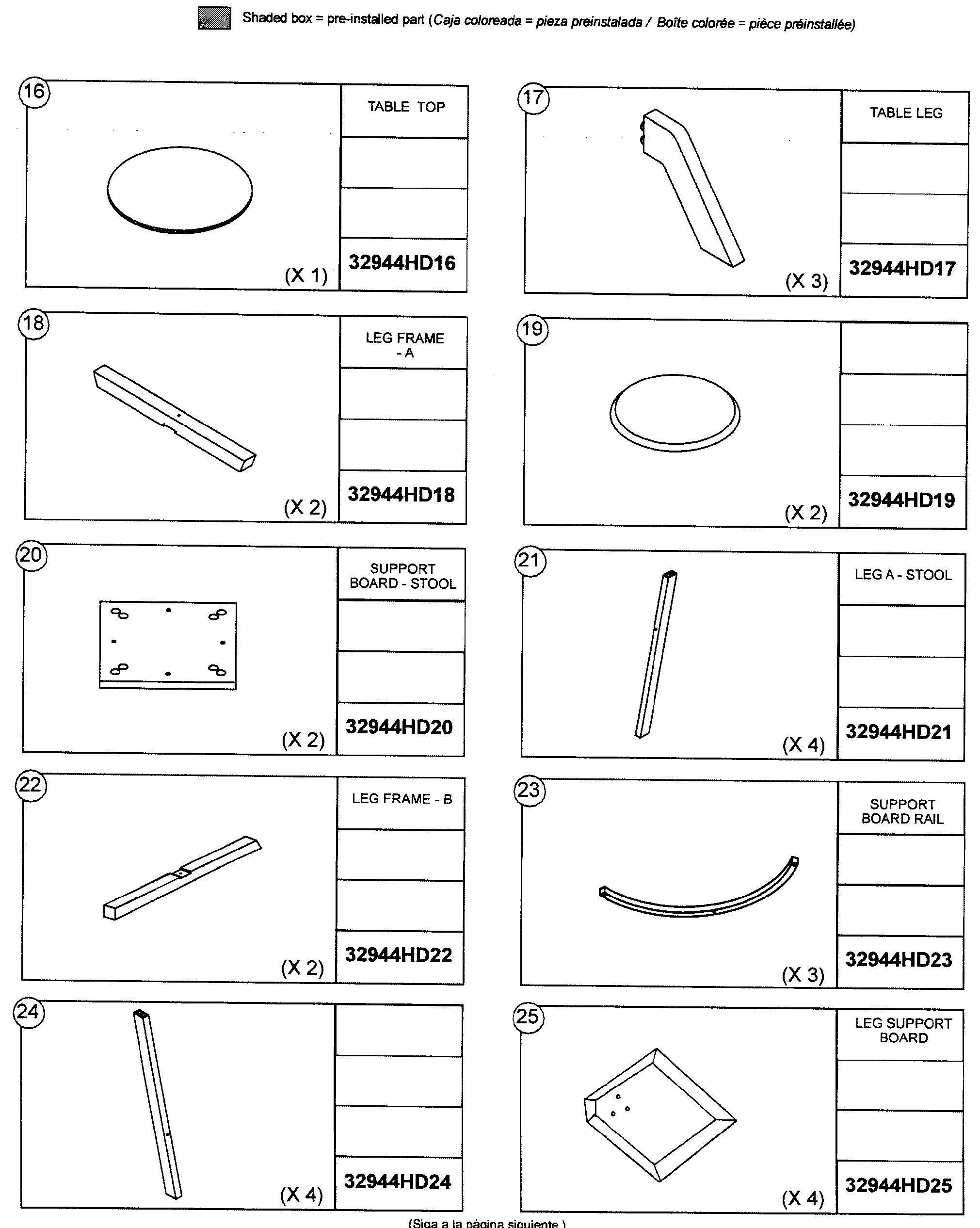 Sportcraft 1-1-32-944 parts 3 diagram