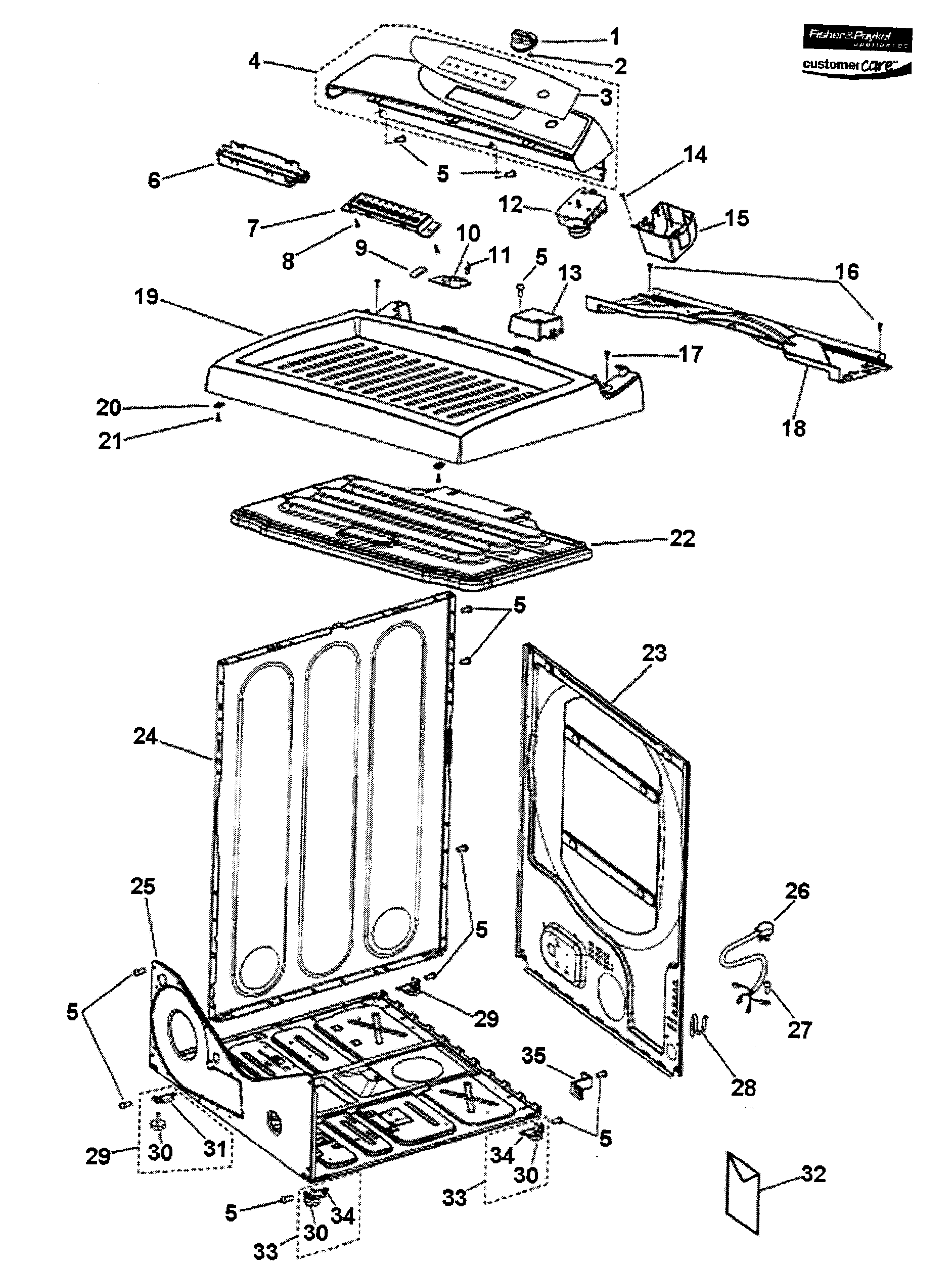 Fisher & Paykel DG60FA27AW2-96979 cabinet diagram