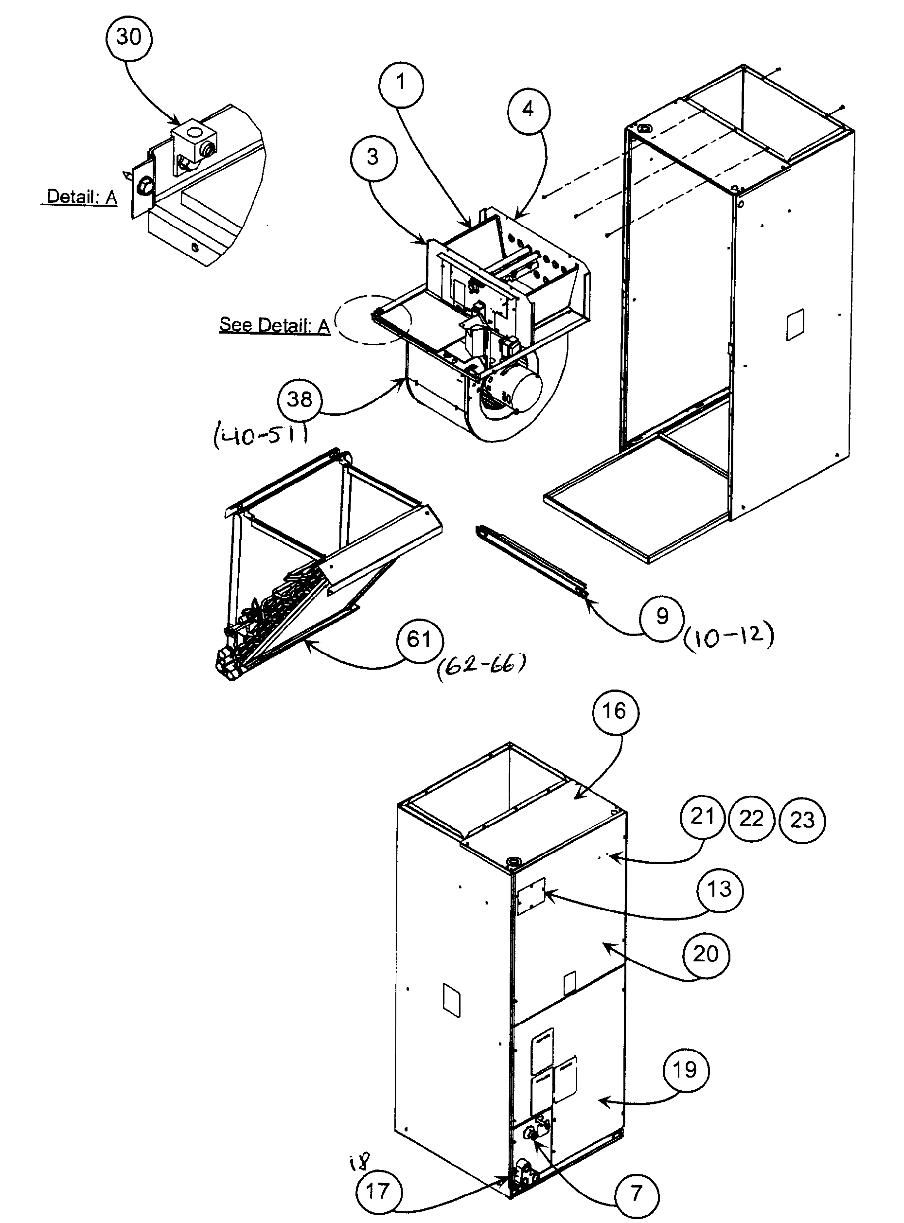 Carrier FY4ANF048000 cabinet 1 diagram