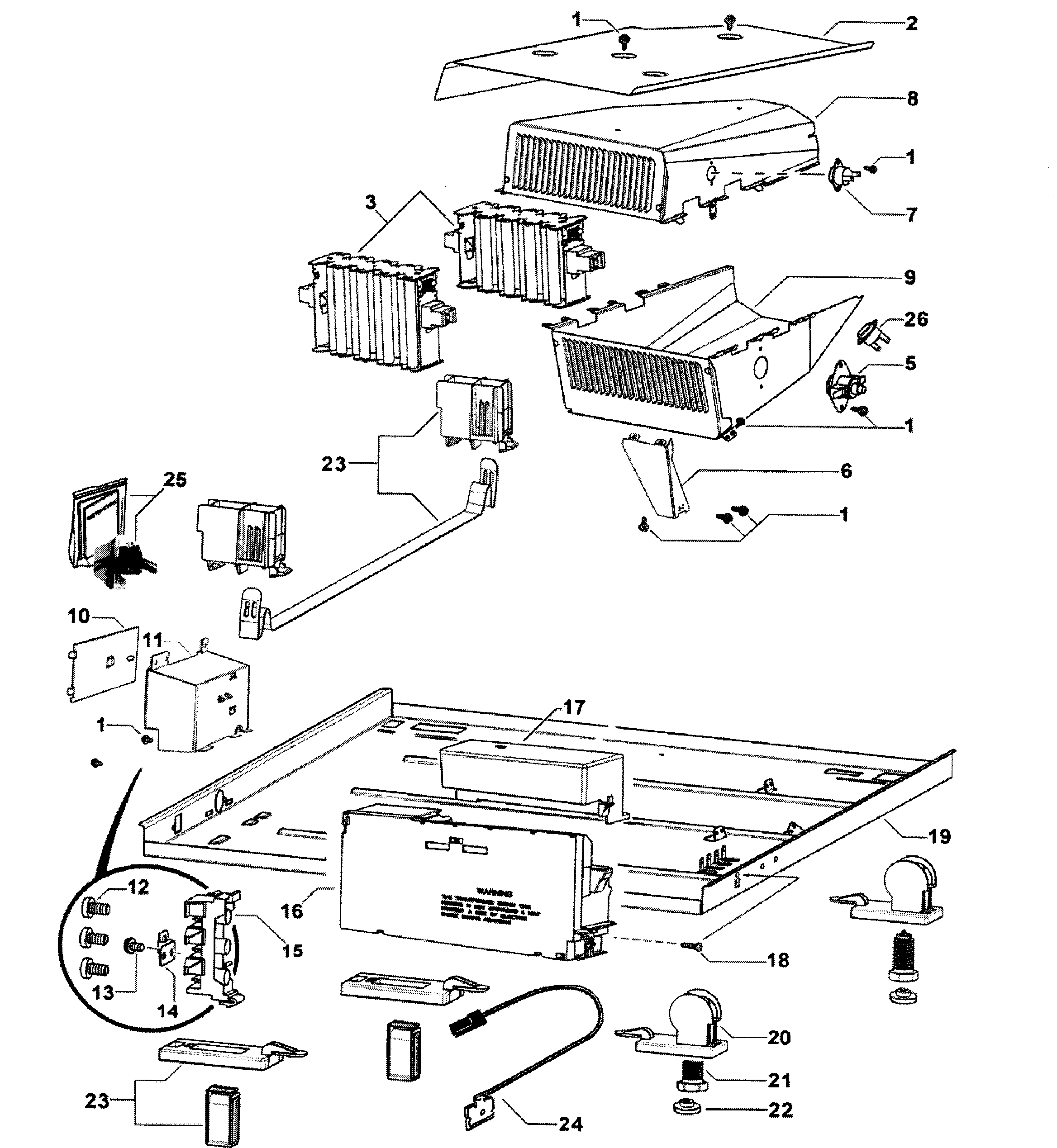 Fisher & Paykel DE62T27GW2-96148-A base assy diagram