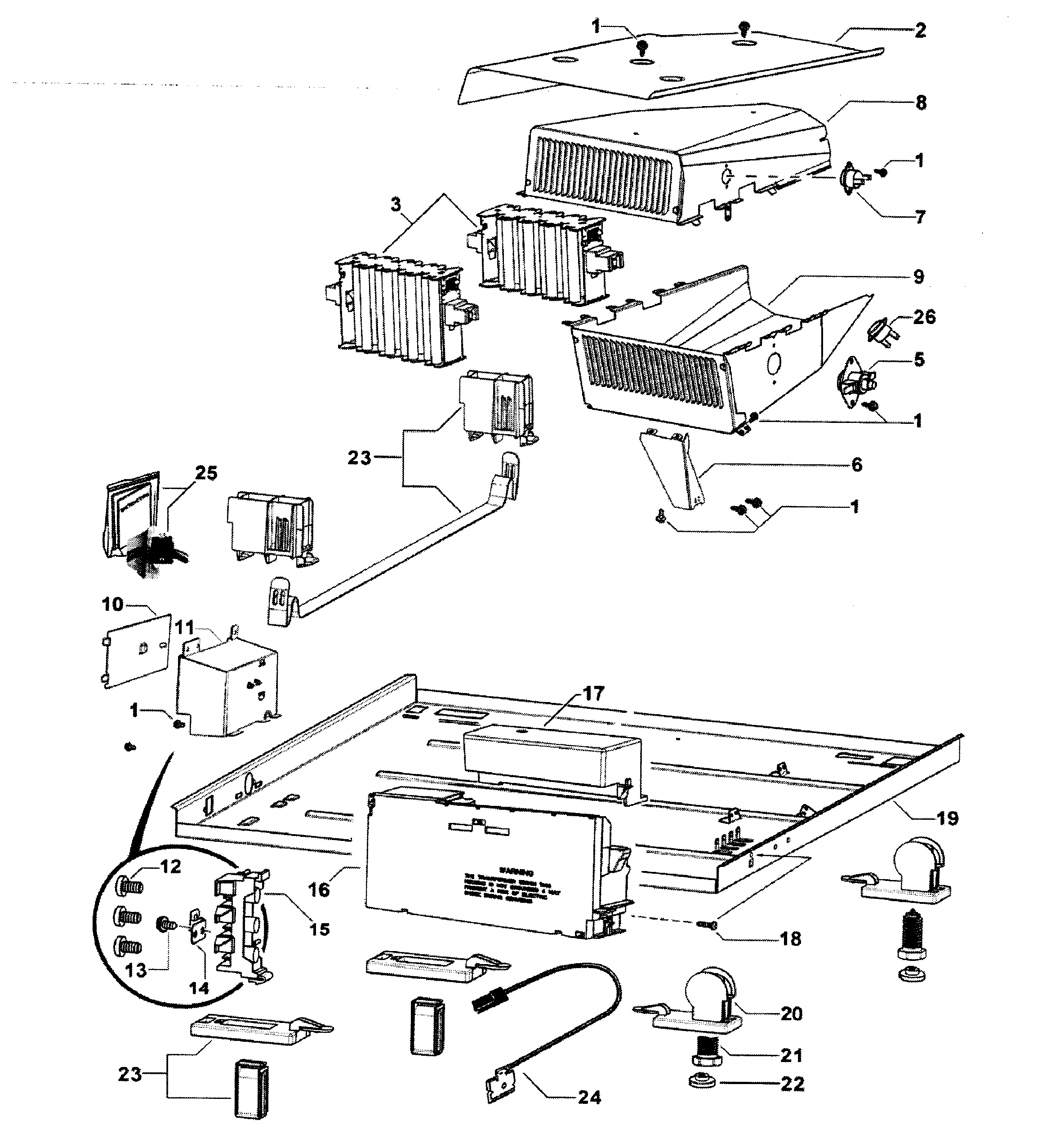Fisher & Paykel DE62T27DW2-96165-A base assy diagram