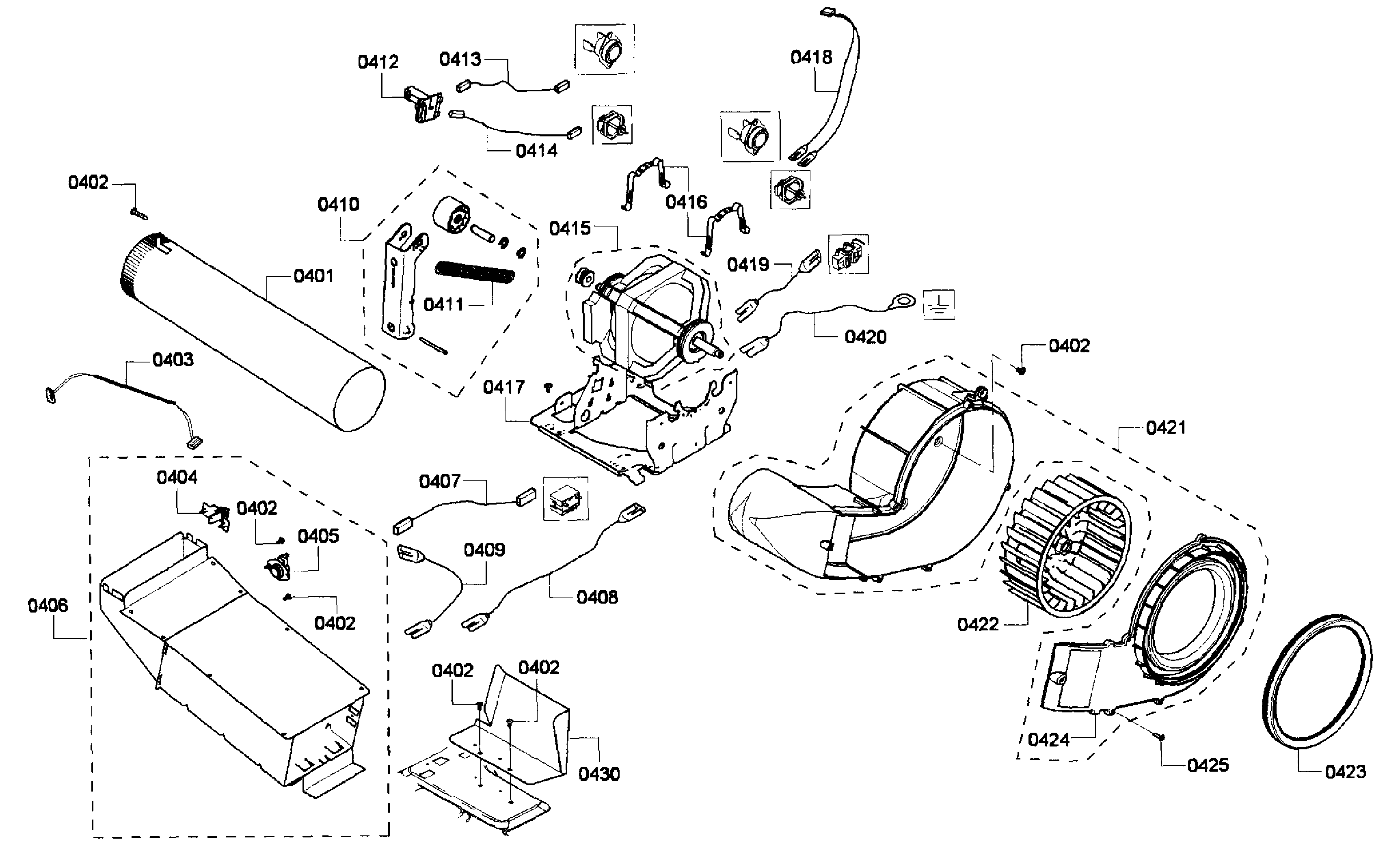 Bosch WTVC533CUS/09 motor diagram
