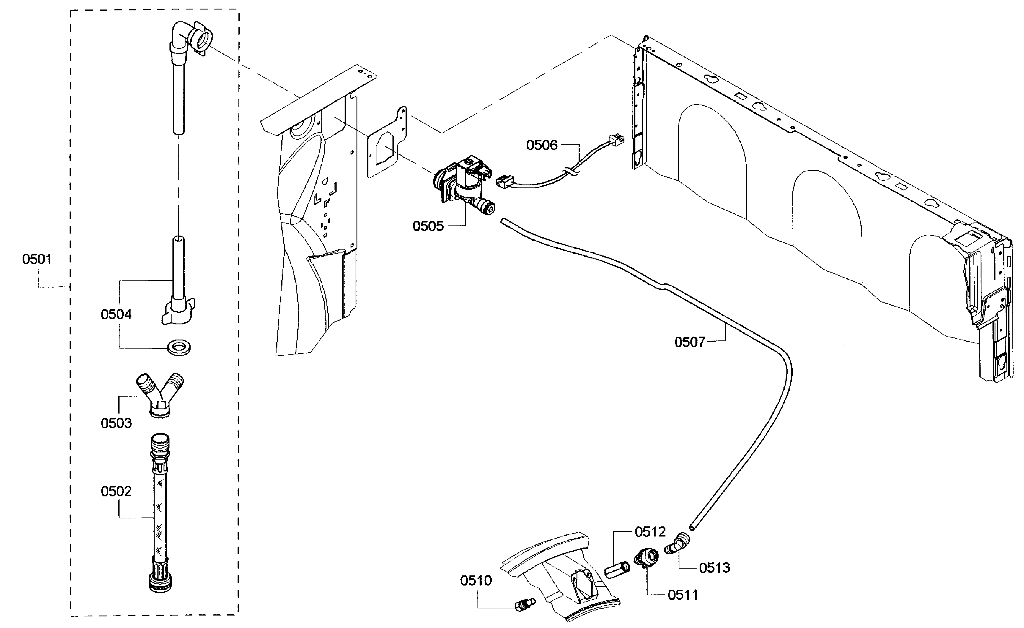 Bosch WTVC533CUS/11 mist assy diagram