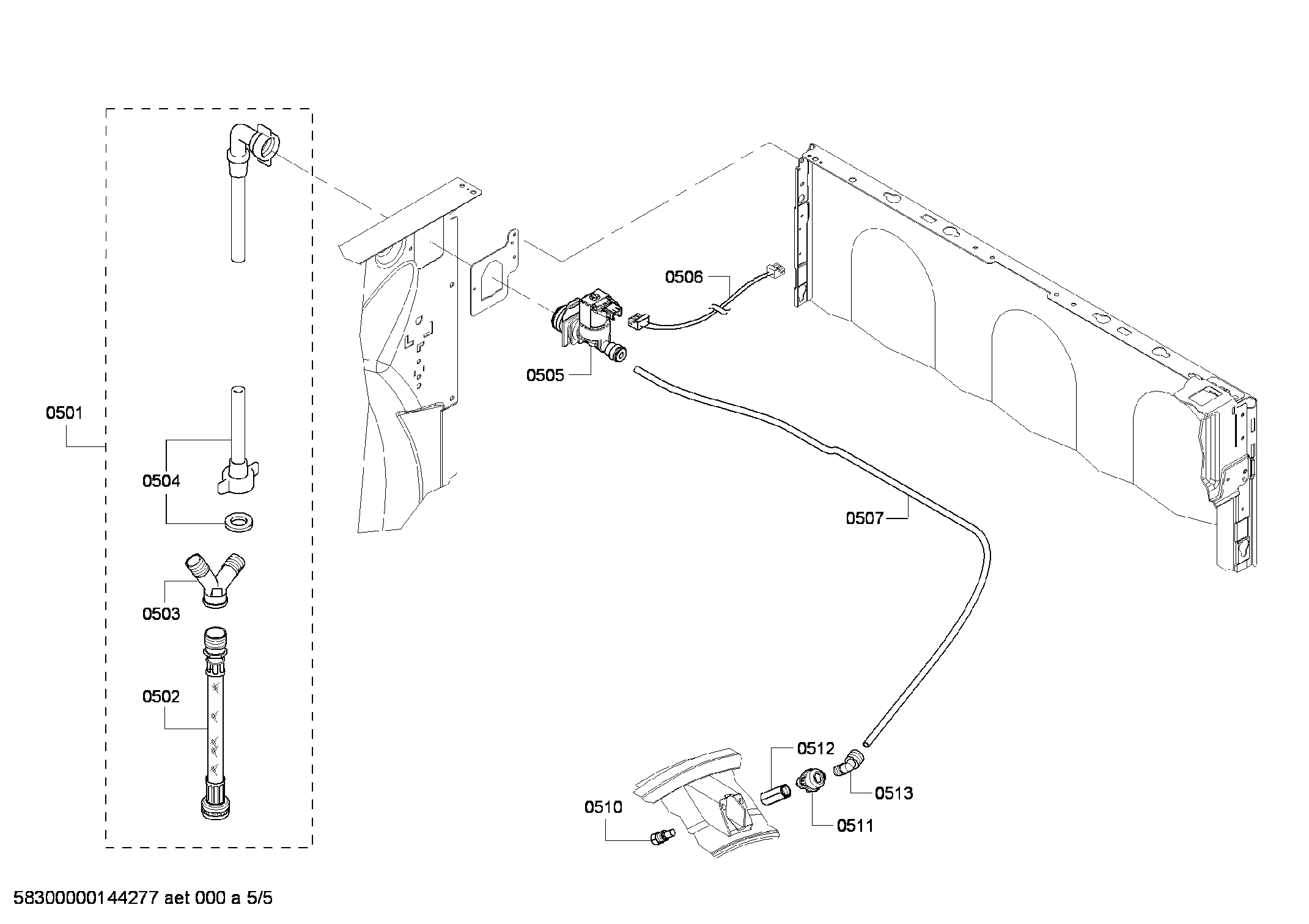 Bosch WTVC853PUC/09 valve assy diagram