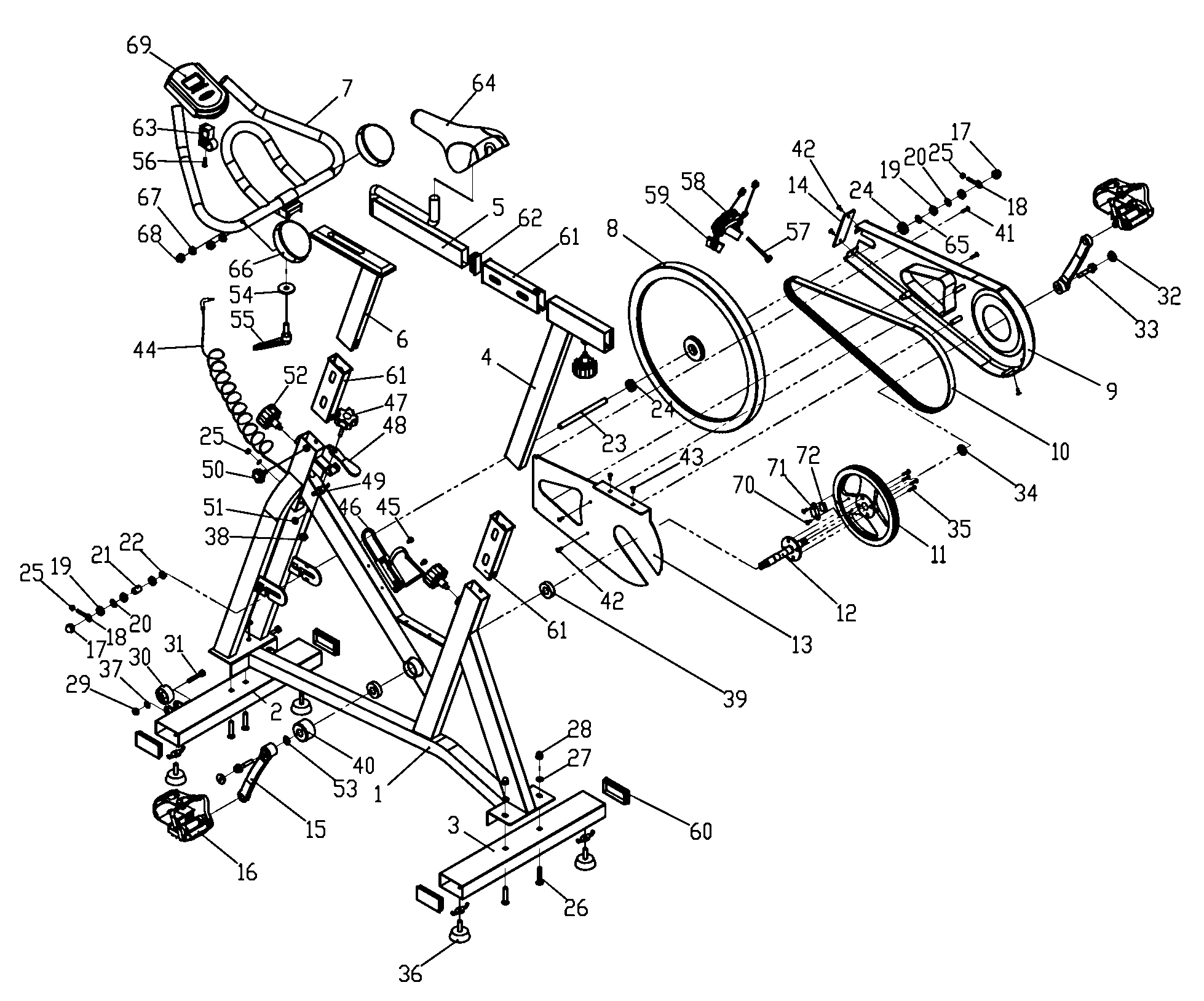 Bladez 21976 cycle assy diagram