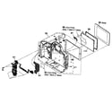 Sony DSLR-A390L rear assy diagram