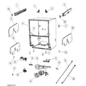 Fisher & Paykel DD24DCX6V2-88605-A cabinet diagram