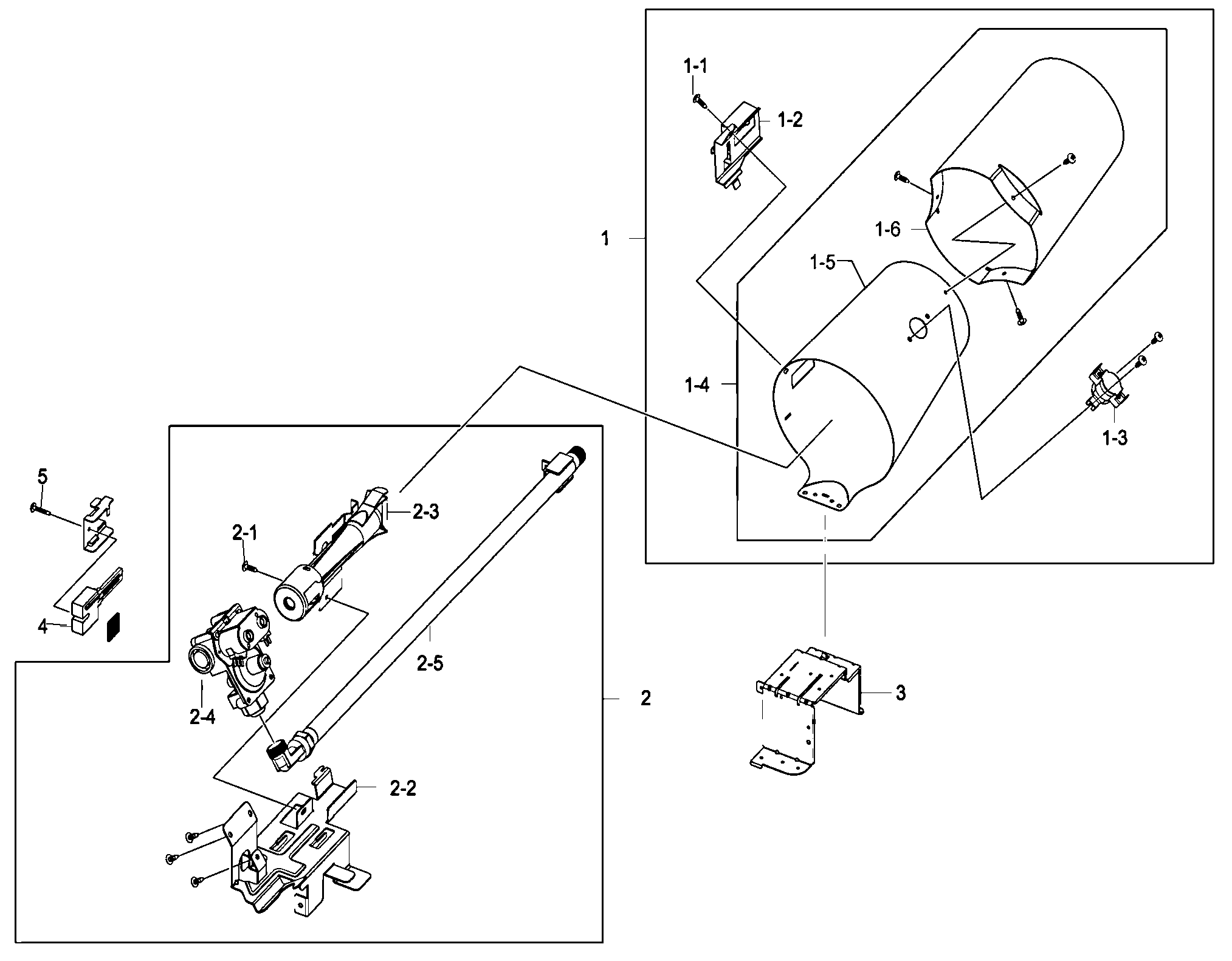 Samsung DV330AGW/XAA heater assy diagram