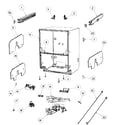 Fisher & Paykel DD24DHTI6V2-88608-A cabinet diagram