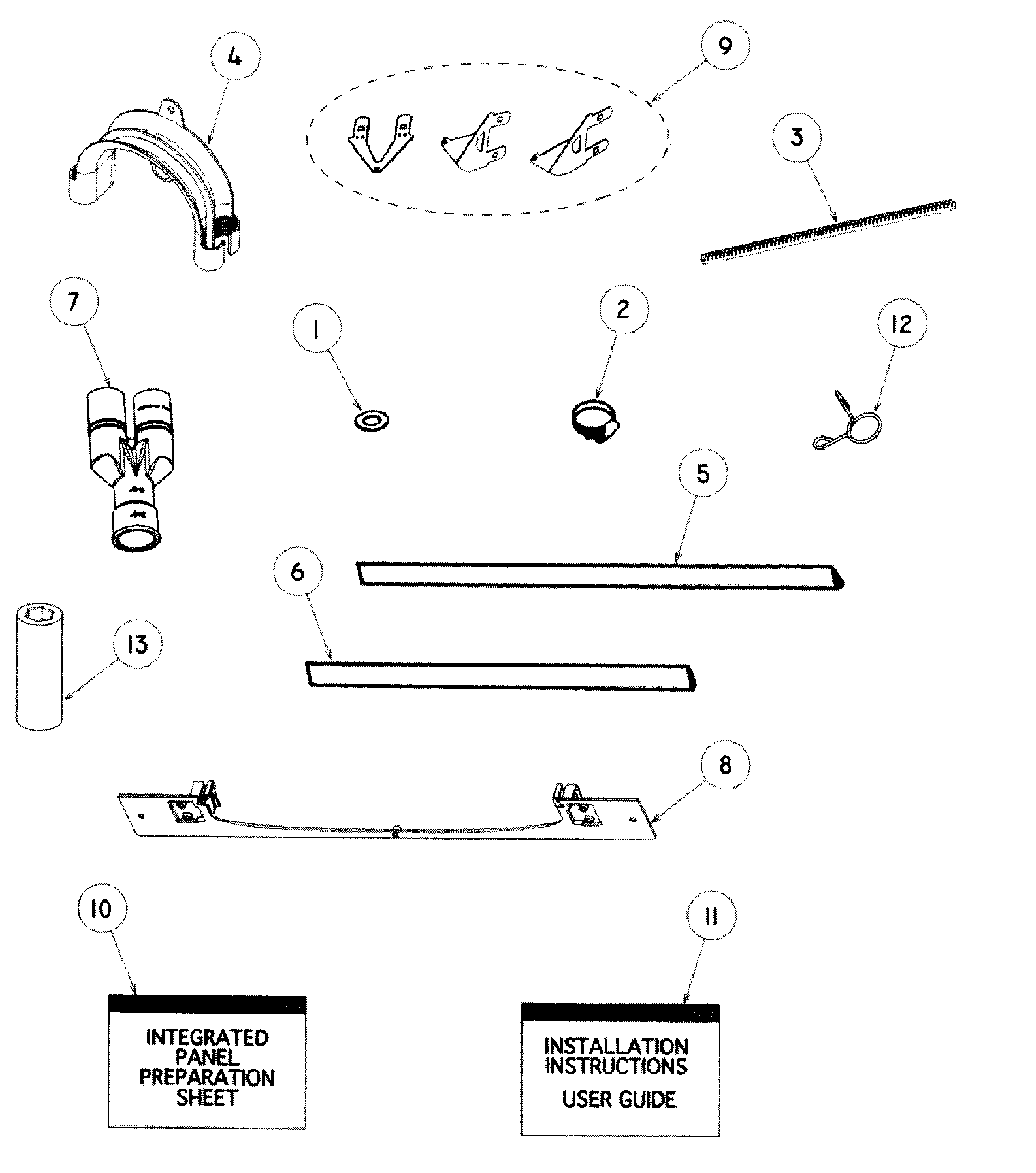 Fisher & Paykel DD24DHTI6V2-88608-A inst parts diagram