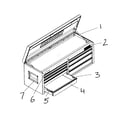 Craftsman 706824930 tool chest diagram