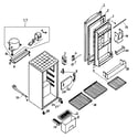 Kenmore 25594683010 cabinet parts diagram