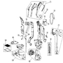 Hoover UH70015 handle assy diagram