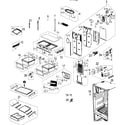 Samsung RF26XAERS/XAA-00 refrigerator diagram