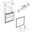 Samsung RF26XAERS/XAA-00 freezer door diagram