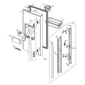 Samsung RF26XAEBP/XAA-00 left door diagram