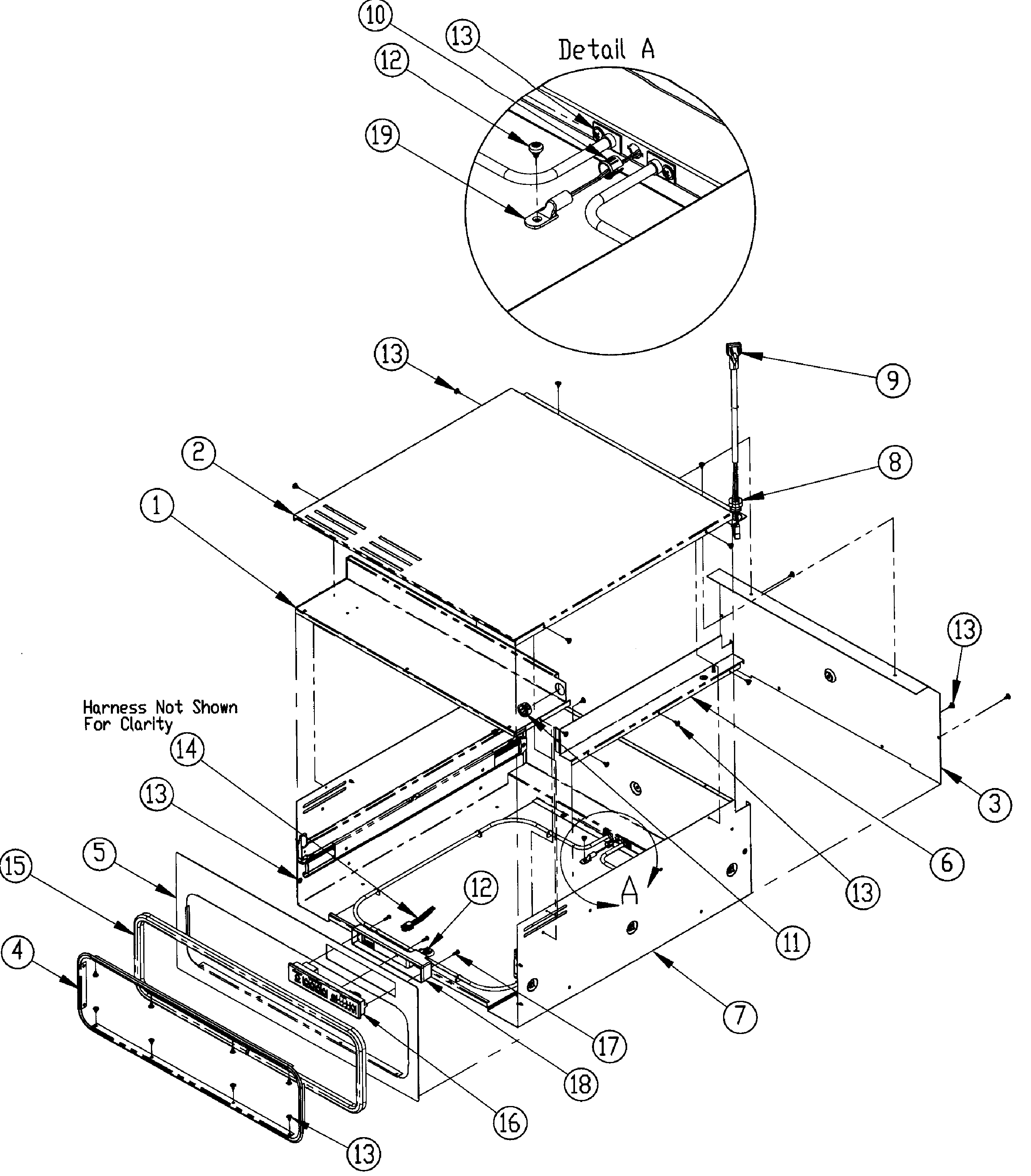 Dacor IWD24 chassis diagram